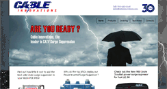 Desktop Screenshot of cableinnovations.com